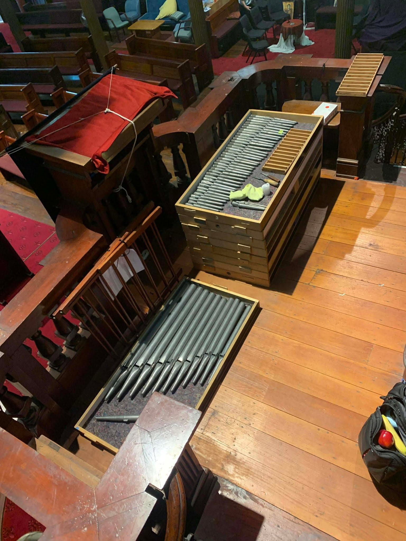 Soundboard Repairs at Pitt Street Uniting Church — photo 6 of 14